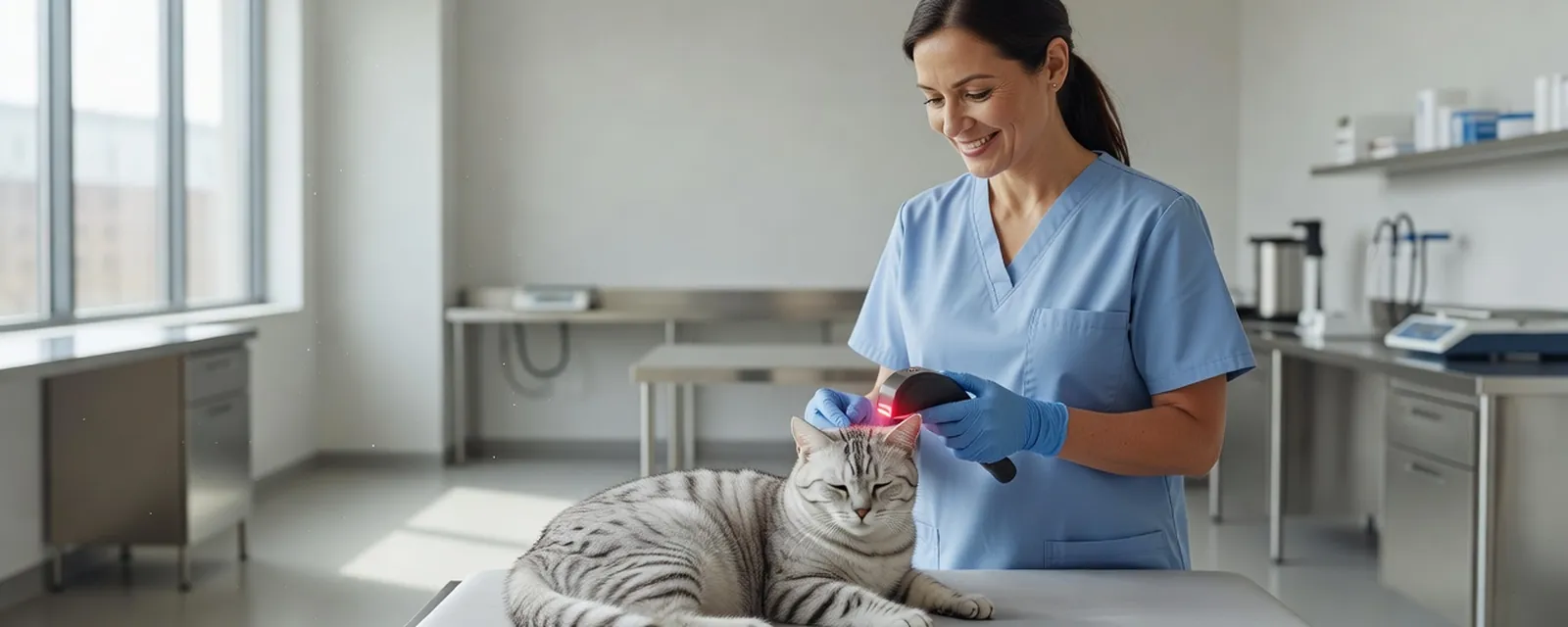 Cat Acupuncture & Laser Therapy at TJ Mex Vet