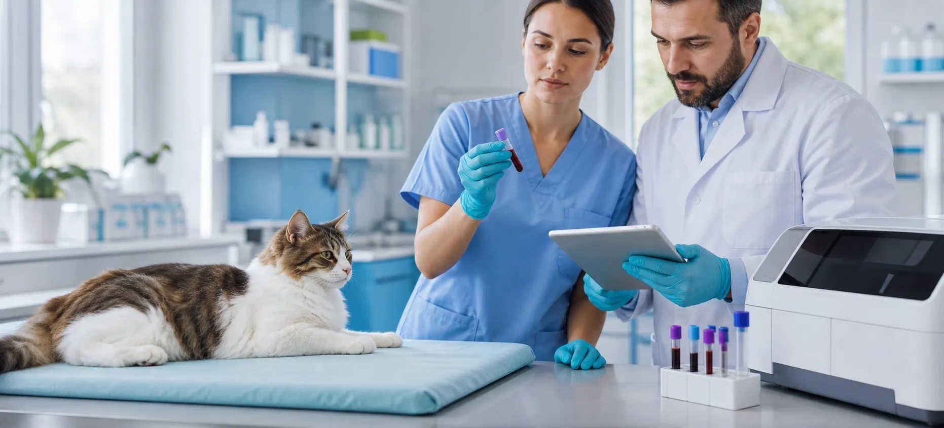 Cat Lab Tests at TJ Mex Vet