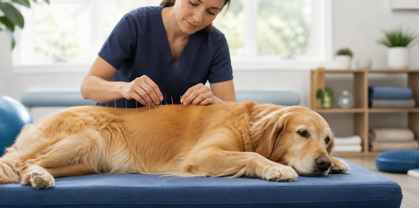 Dog Acupuncture at TJ Mex Vet