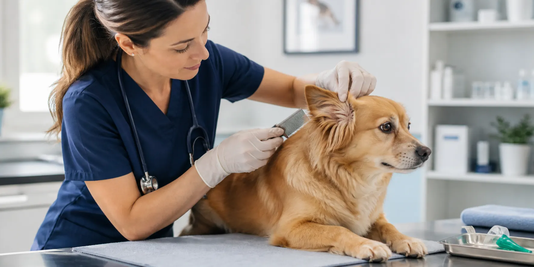 Dog Flea & Tick Control at TJ Mex Vet