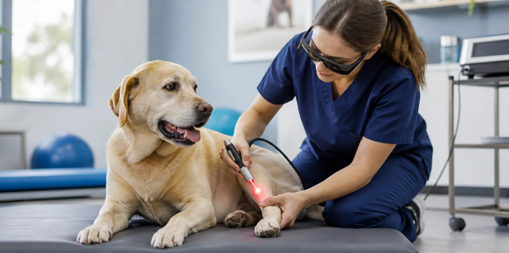 Dog Laser Therapy at TJ Mex Vet